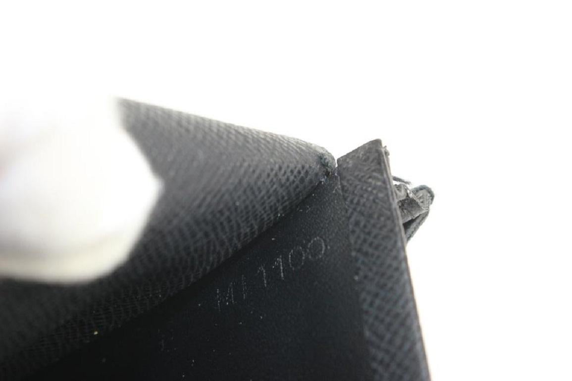 Louis Vuitton Black Damier Graphite Modulable Long Snap Wallet 140lv729 In Good Condition For Sale In Dix hills, NY