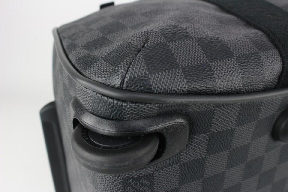 Louis Vuitton Black Damier Graphite Neo Eole 55 Rolling Duffle Trolley 825lv60 1