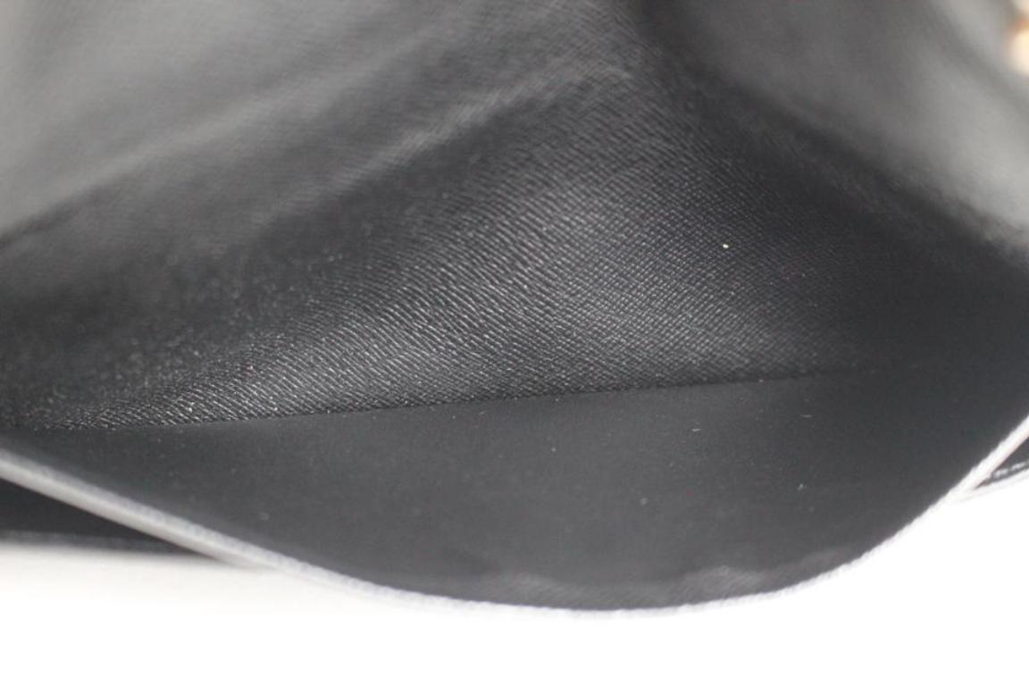 Louis Vuitton Black Damier Graphite Portefeuille Long Modulable Bifold 901lt16  For Sale 2