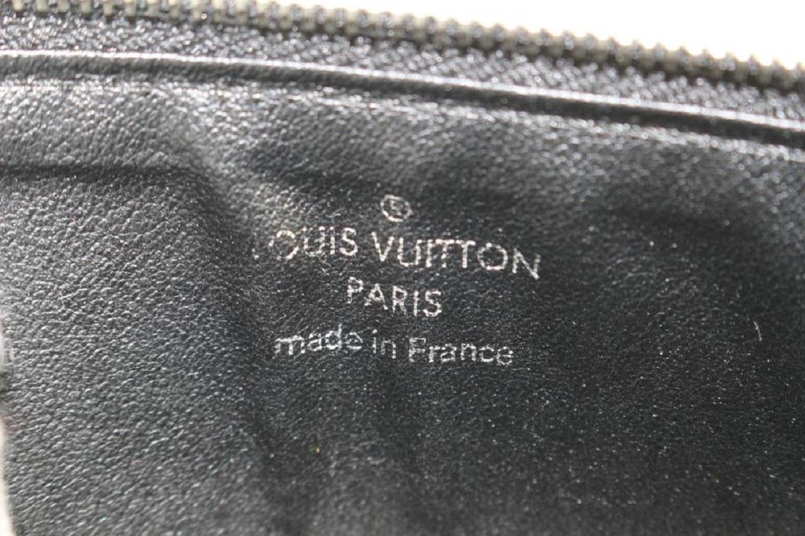 Louis Vuitton Black Damier Graphite Zip Pouch Toiletry Pouch 170lvs53 1