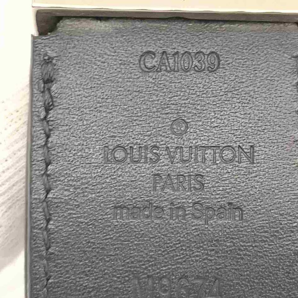 Louis Vuitton - Ceinture de ceinture fourreau en damier noir Infini Boston réversible  en vente 6