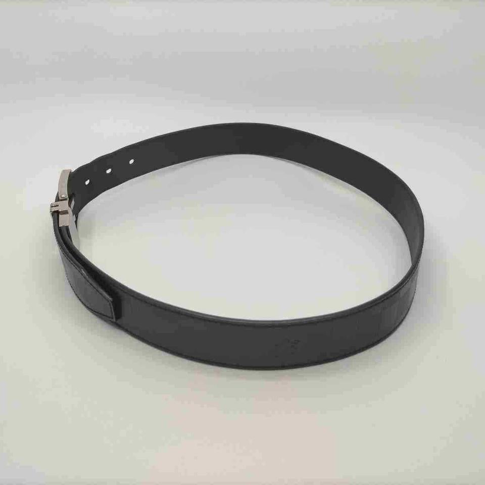 Louis Vuitton - Ceinture de ceinture fourreau en damier noir Infini Boston réversible  Pour femmes en vente