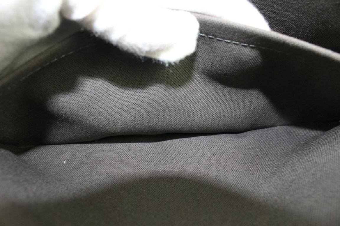 Louis Vuitton Black Damier Infini Leather Ambler Bum Bag Waist Fanny Pack  For Sale 8