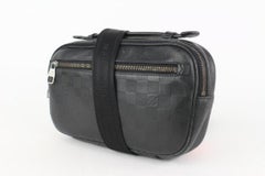 Louis Vuitton Black Damier Infini Leather Ambler Bum Bag Waist Fanny Pack