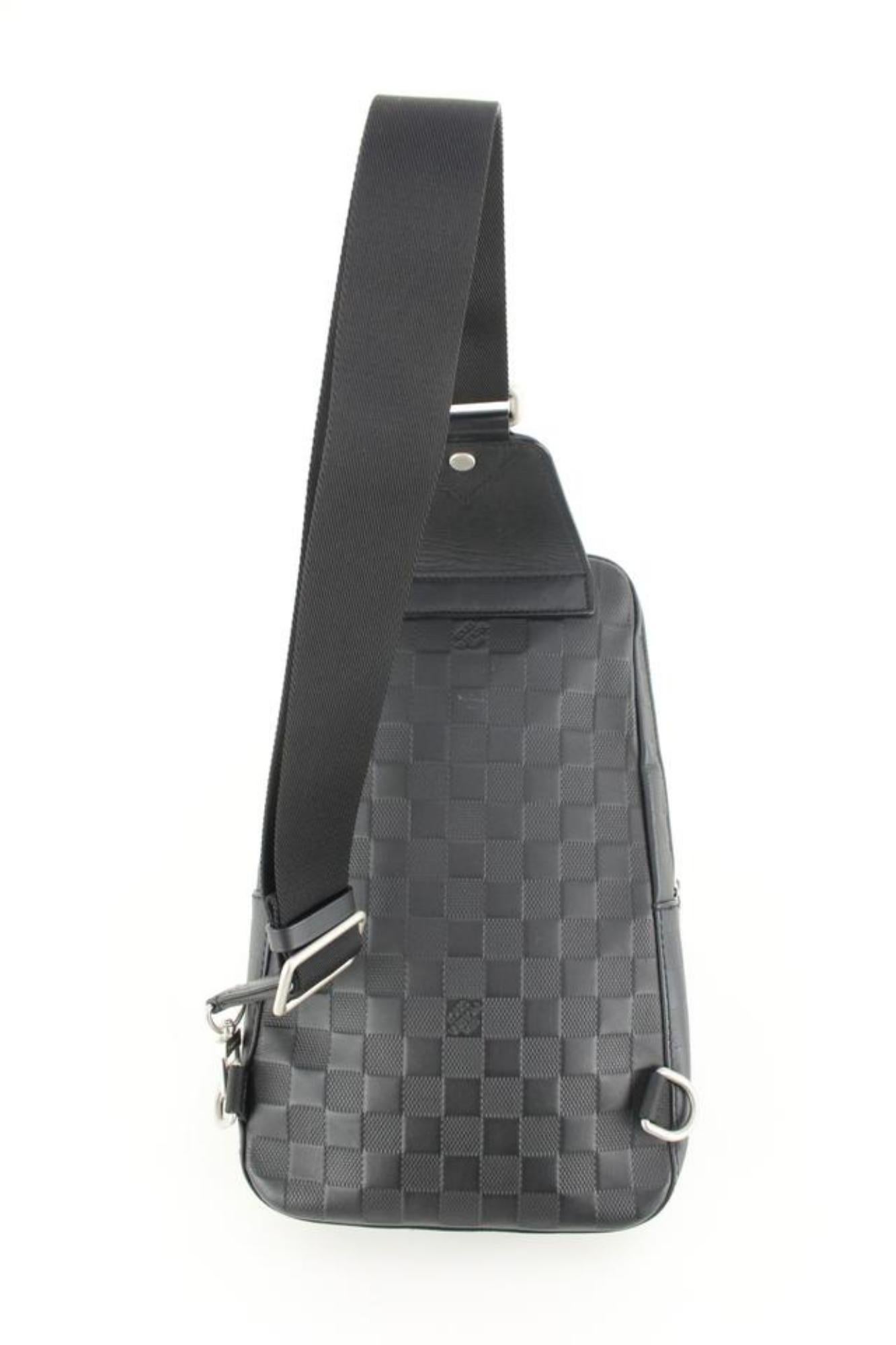 Louis Vuitton Black Damier Infini Leather Avenue Sling 11lk69s 3