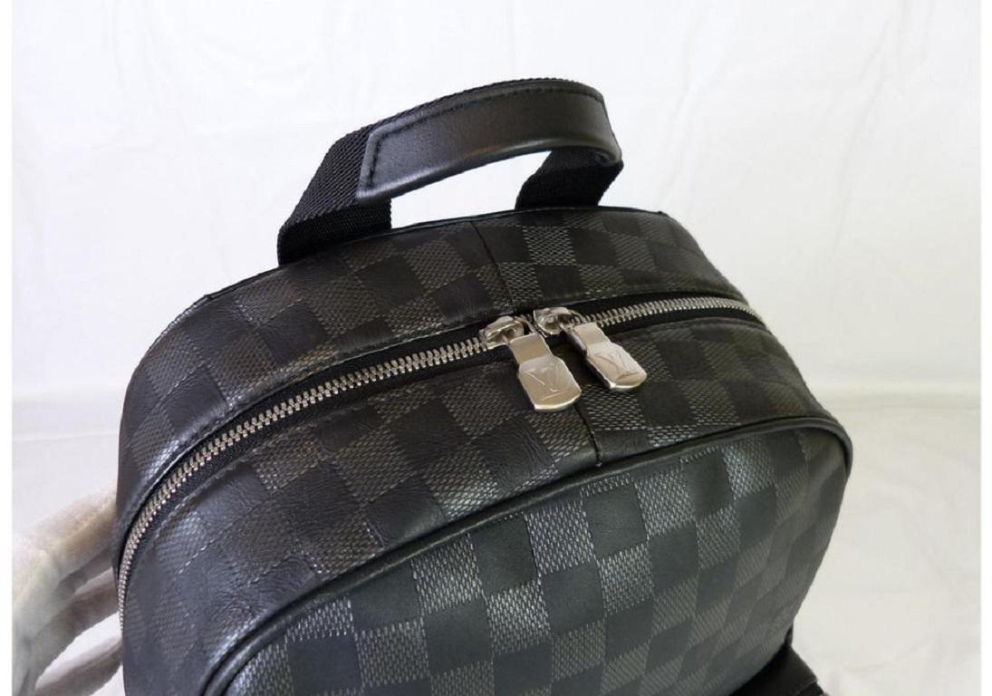 Louis Vuitton Black Damier Infini Leather Campus Backpack 858416  For Sale 2