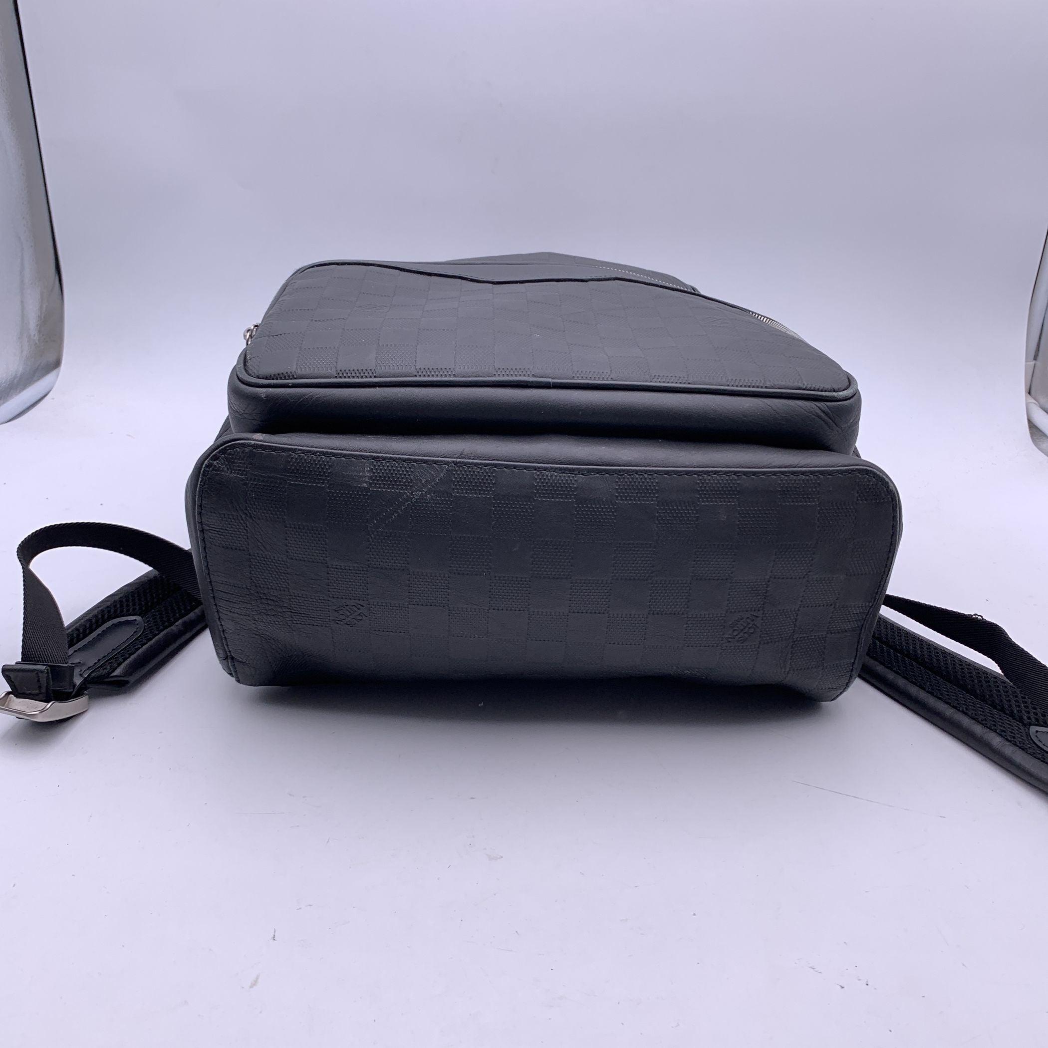 Louis Vuitton Black Damier Infini Leather Campus Backpack Bag 1