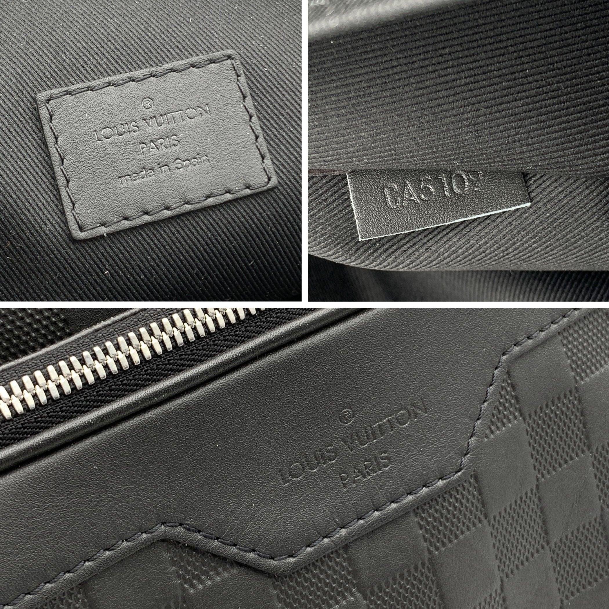 Louis Vuitton Black Damier Infini Leather Campus Backpack Bag 2