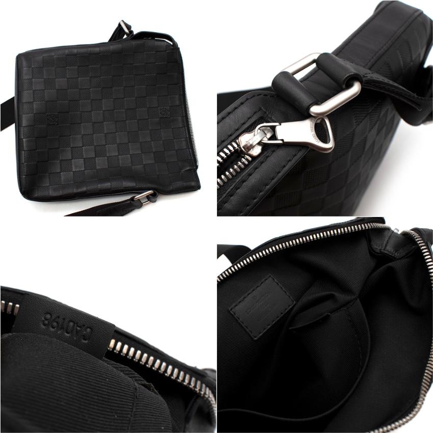 Louis Vuitton Black Damier Infini Leather Discovery Messenger BB Bag 2