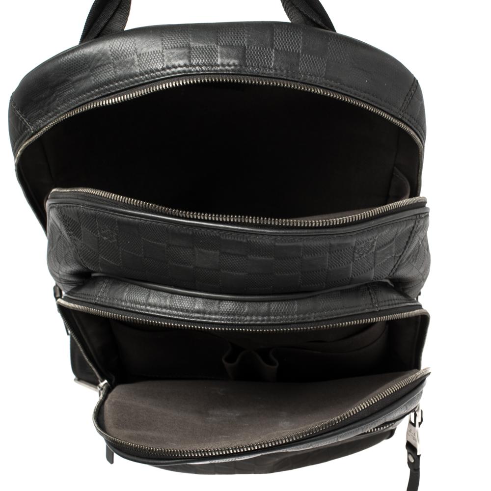 Louis Vuitton Zaino Michael in pelle nera Damier Infini 8