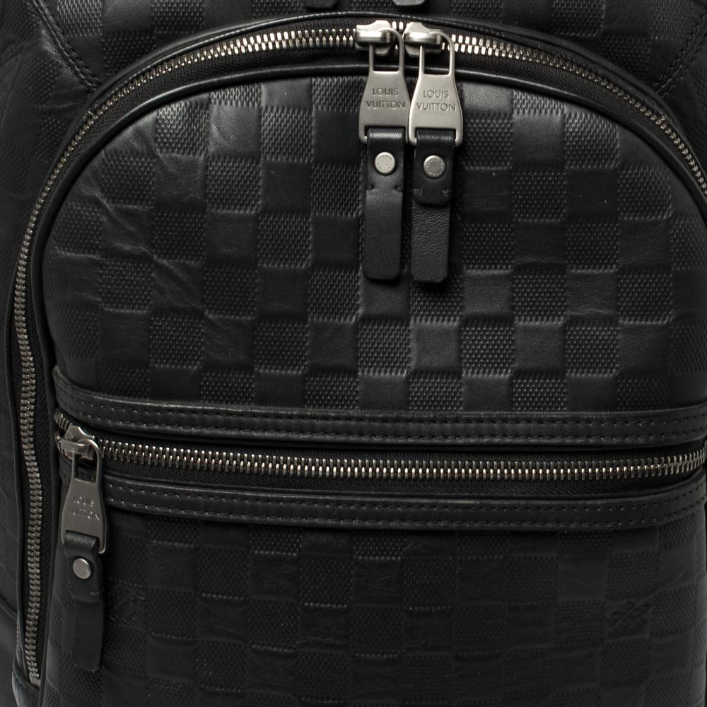 Louis Vuitton Zaino Michael in pelle nera Damier Infini 9