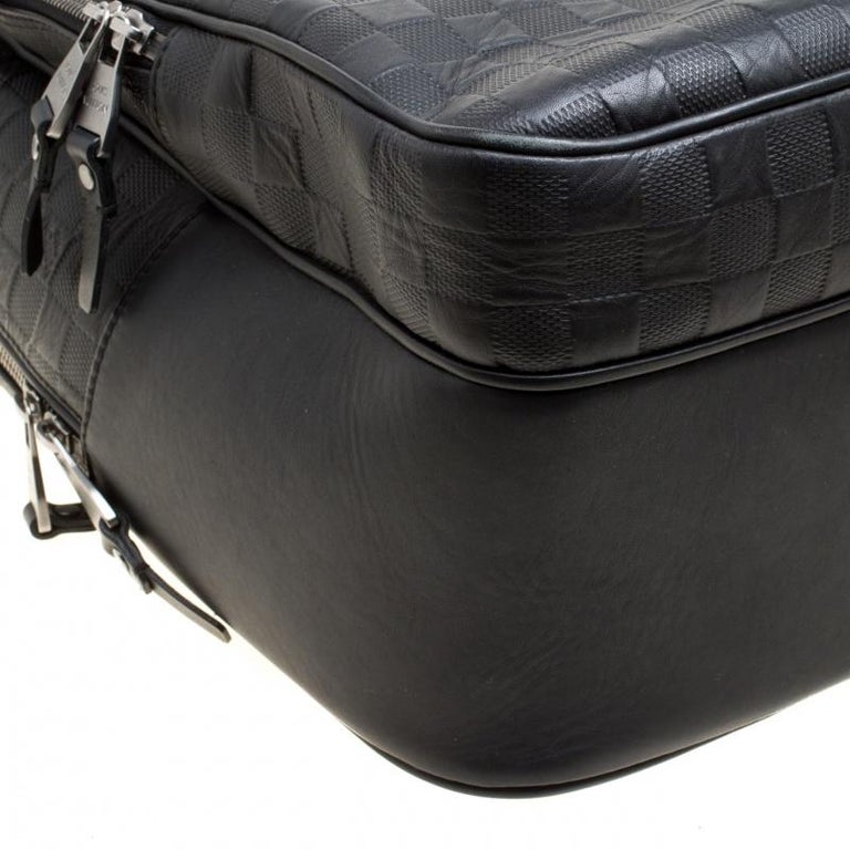 Louis Vuitton Black Damier Infini Leather Michael Backpack