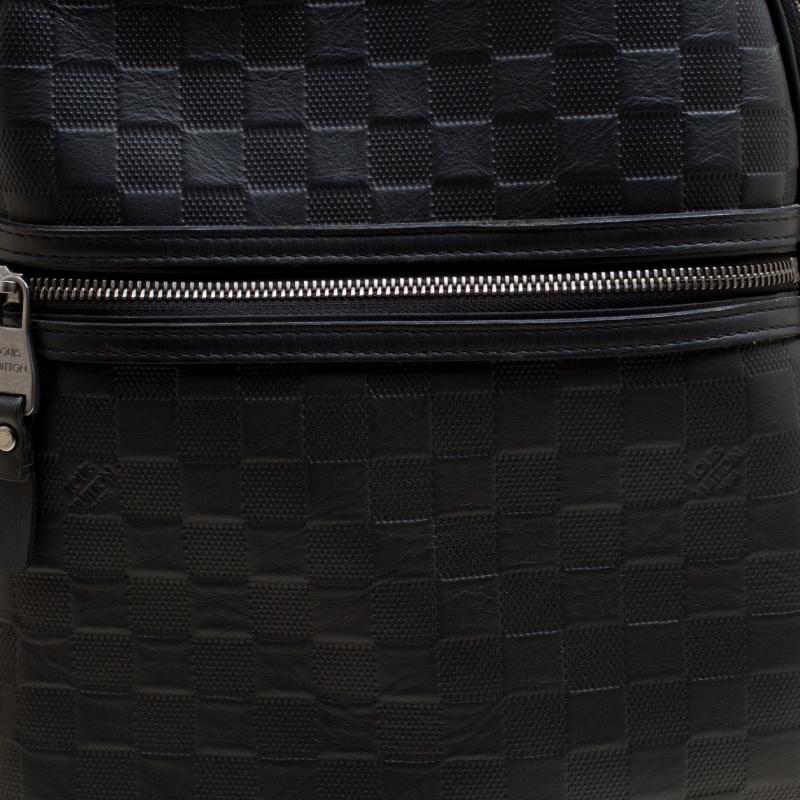 Louis Vuitton Black Damier Infini Leather Michael Backpack 2