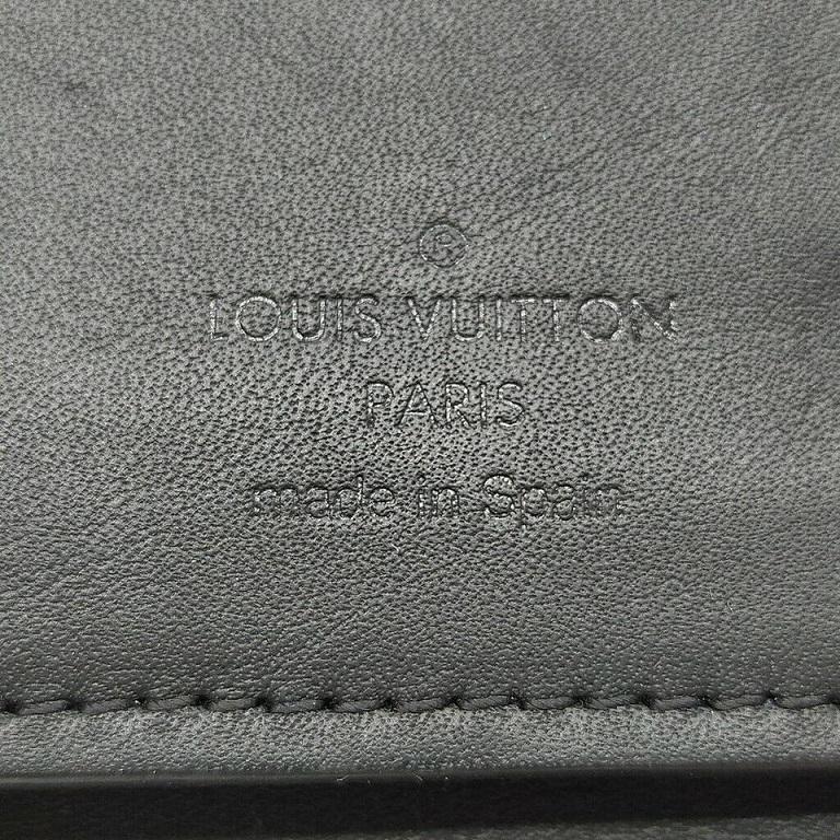 Louis Vuitton Black Damier Infini Leather Zippy Vertical Wallet 863454 For Sale 4
