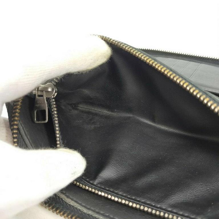 Louis Vuitton Black Damier Infini Leather Zippy Vertical Wallet 863454 3