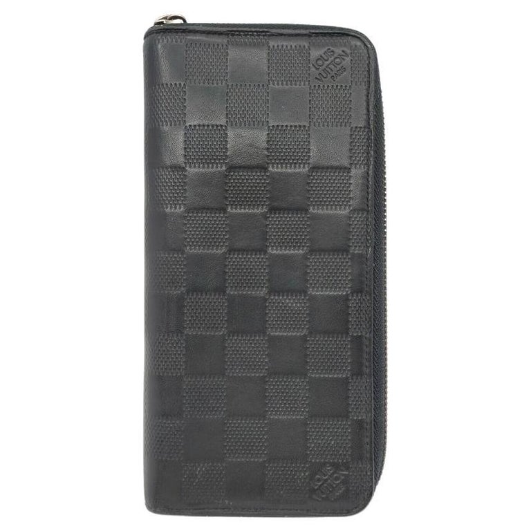 Louis Vuitton Black Damier Infini Leather Zippy Vertical Wallet 863454 For  Sale at 1stDibs