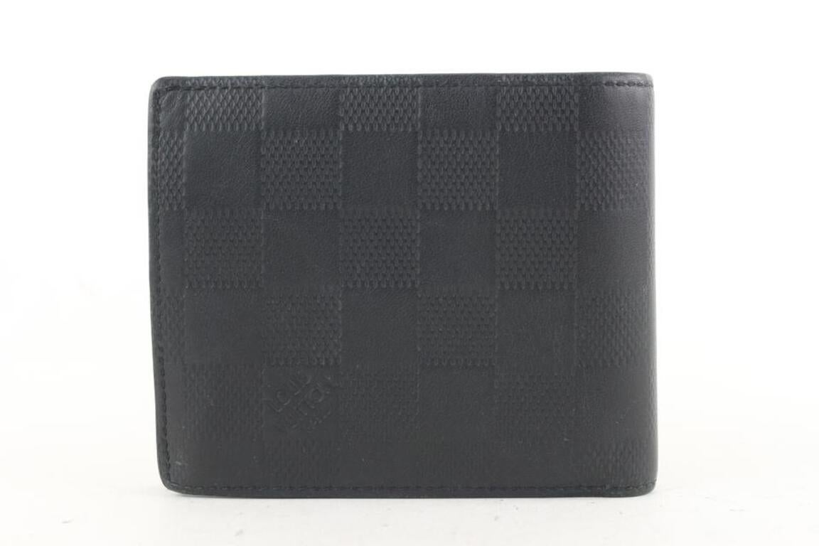 Women's Louis Vuitton Black Damier Infini Multiple Slender Men's Wallet Marco Florin For Sale