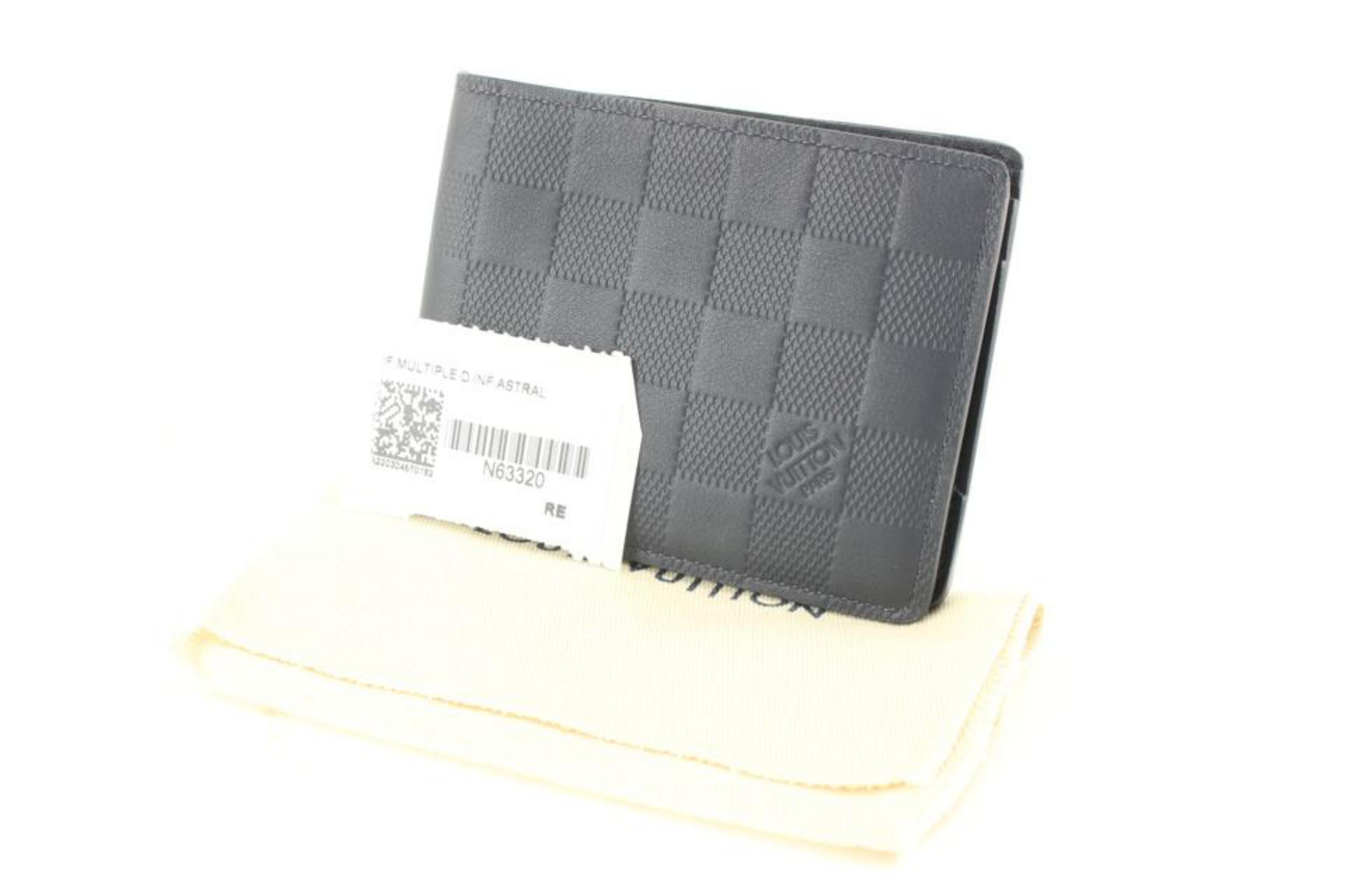 Louis Vuitton Black Damier Inifini Men's Bifold Wallet 39lk624s 5