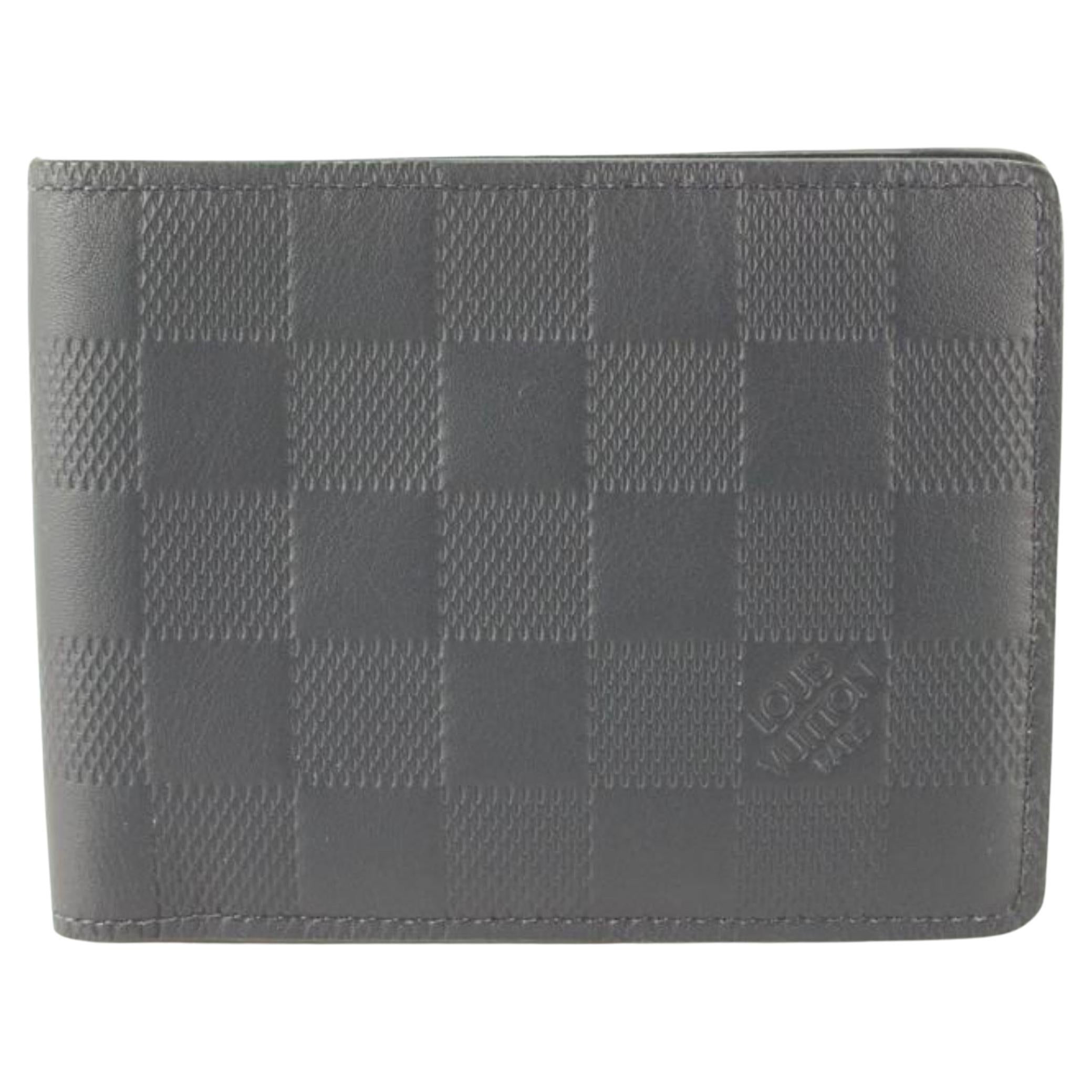 Louis Vuitton Limited Edition Black Blue Wallet For Sale at 1stDibs