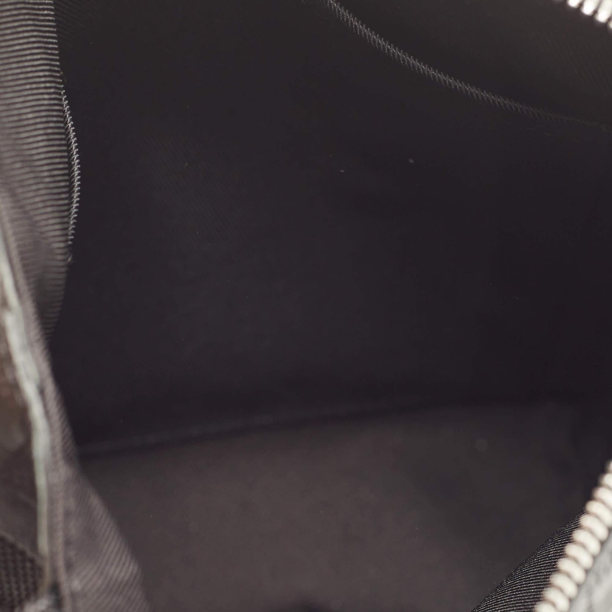 Louis Vuitton Black Damier Leather Infini Discovery BB Messenger Bag 3