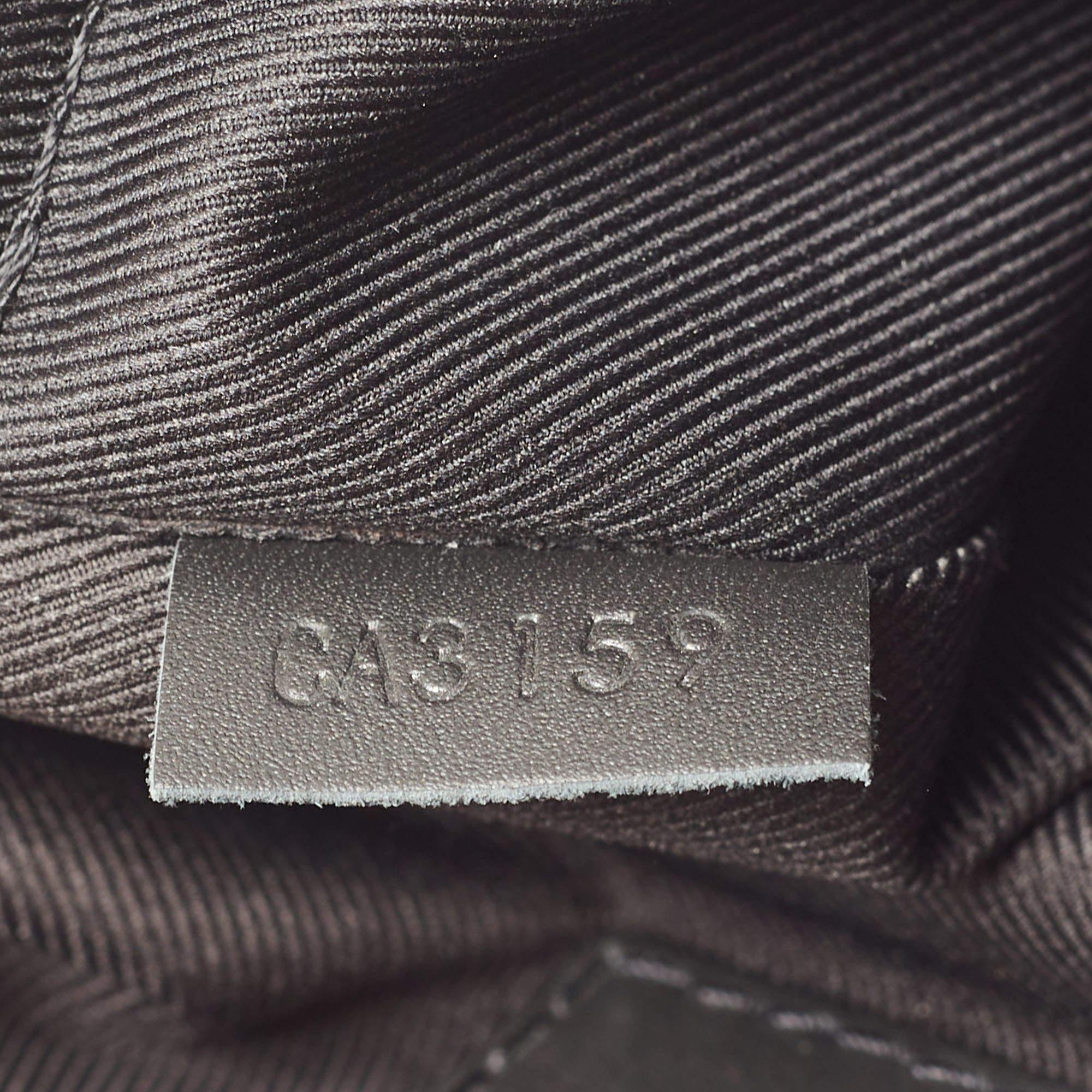 Louis Vuitton Black Damier Leather Infini Discovery BB Messenger Bag 4