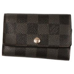Louis Vuitton Black Damier Six-Hook Tri-Fold Keycase