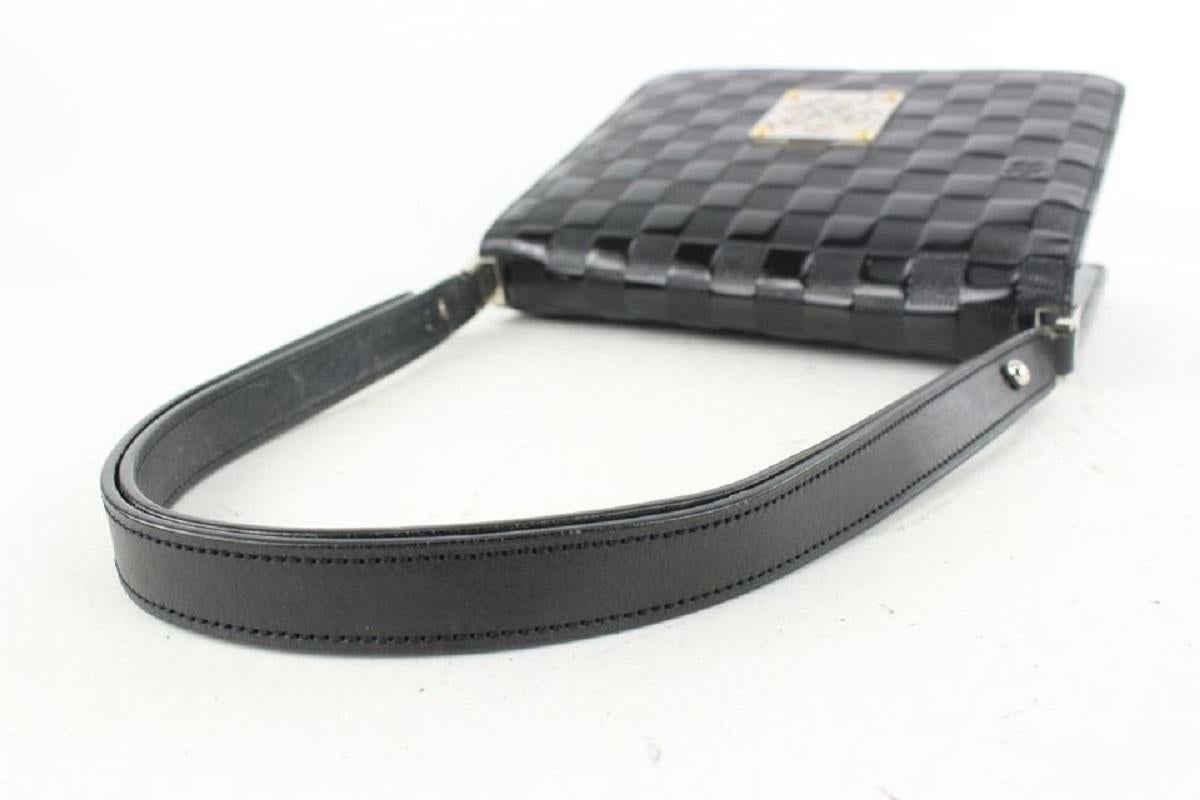 Louis Vuitton Black Damier Vernis Cabaret Club Flap Bag 40lvs625 1