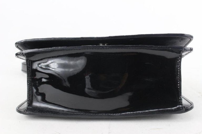 🖤Louis Vuitton matte black Vernis flap bag 🖤rare find! Excellent