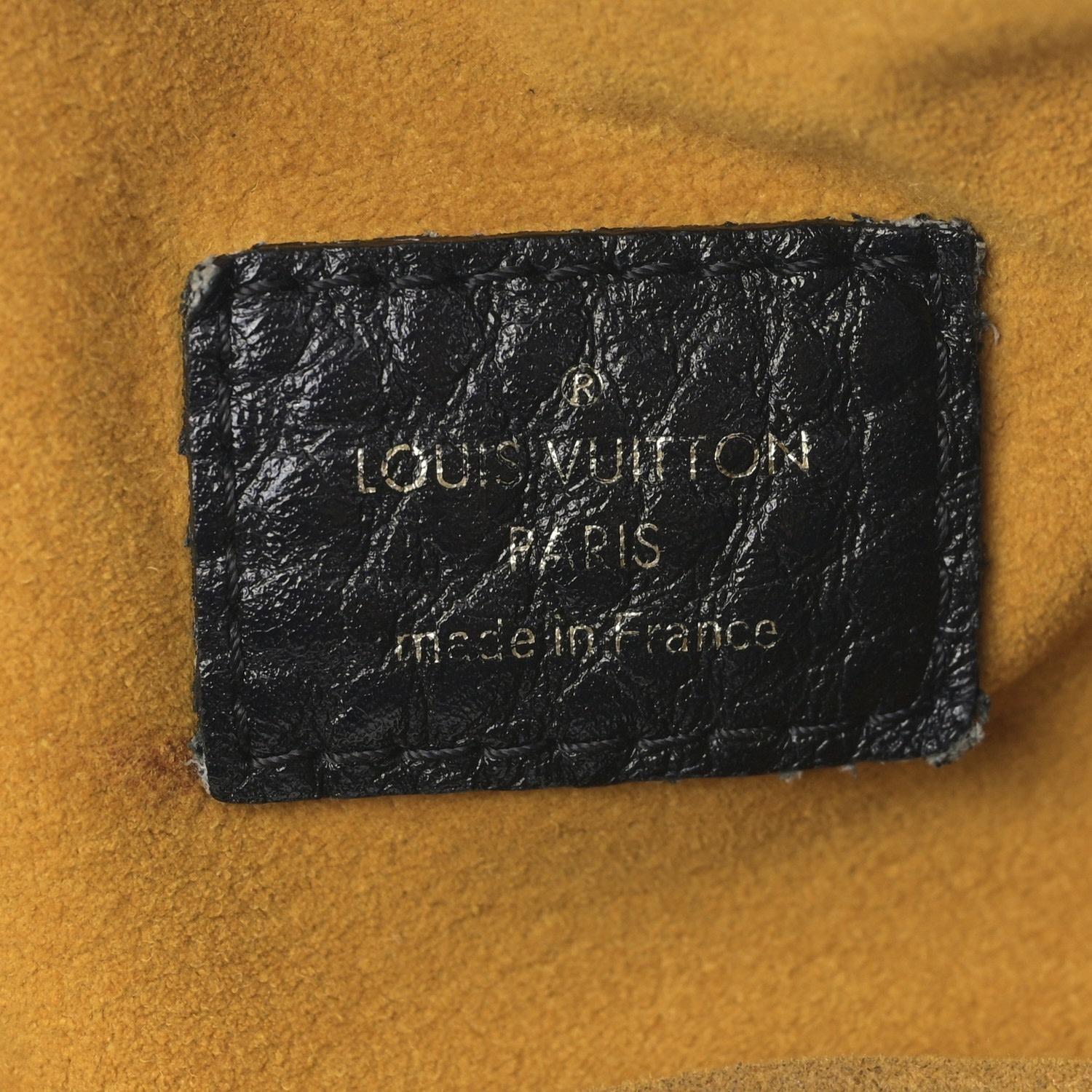 Louis Vuitton Black Denim Mahina Shoulder Bag Xs For Sale 6