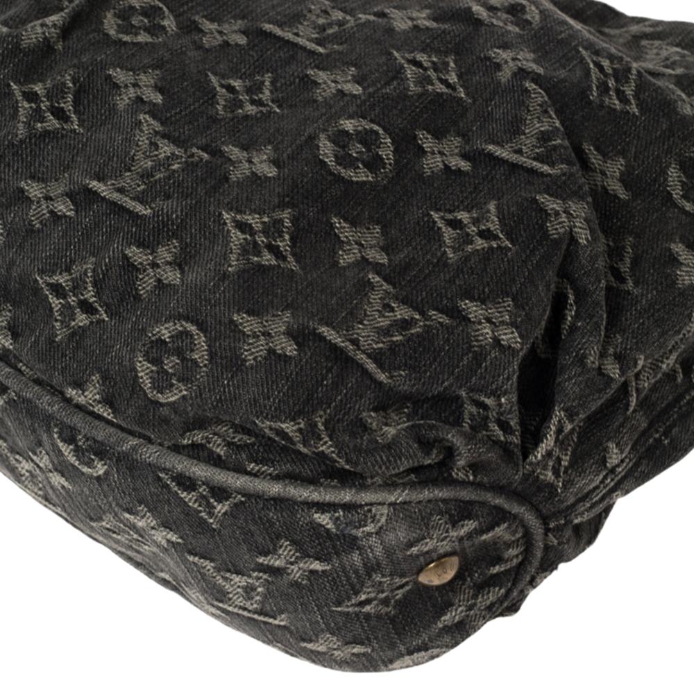 Louis Vuitton Black Denim Mahina XS Bag 3