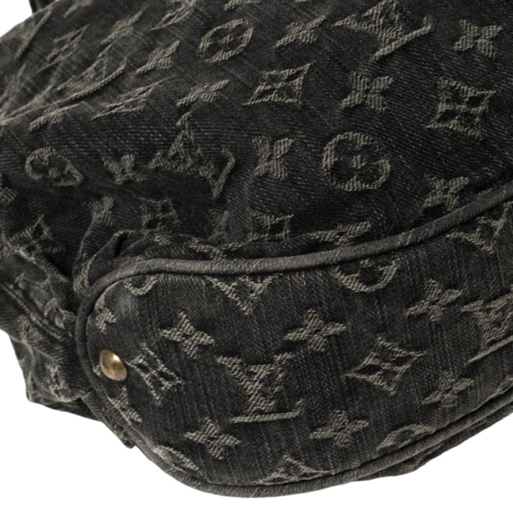 Louis Vuitton Black Denim Mahina XS Bag 5