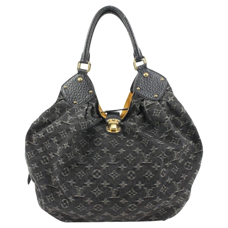 Louis Vuitton Monogram Denim XL Hobo - Black Hobos, Handbags - LOU645693