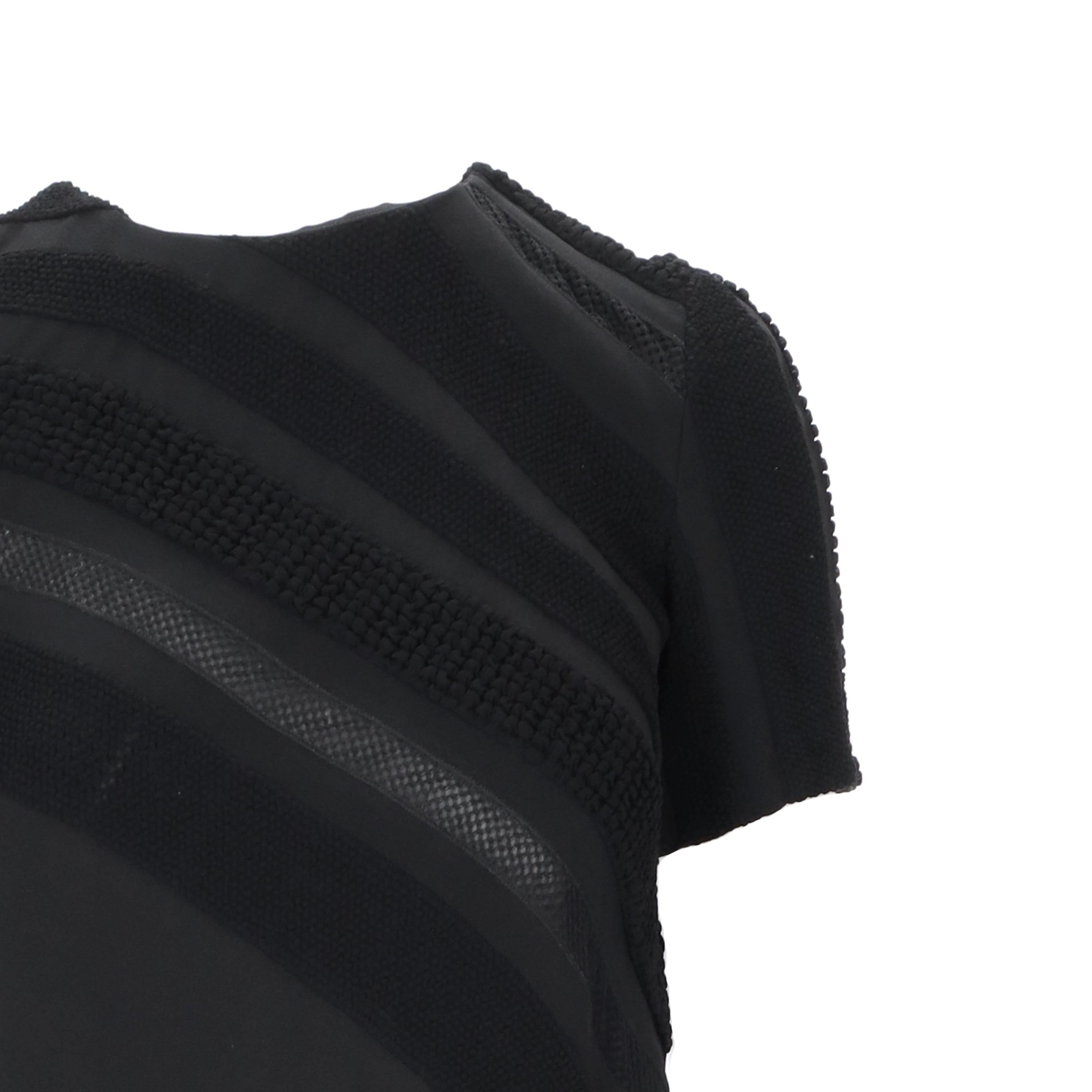 Louis Vuitton Black Dress with Textured Details - '10s In Excellent Condition For Sale In Milano, IT