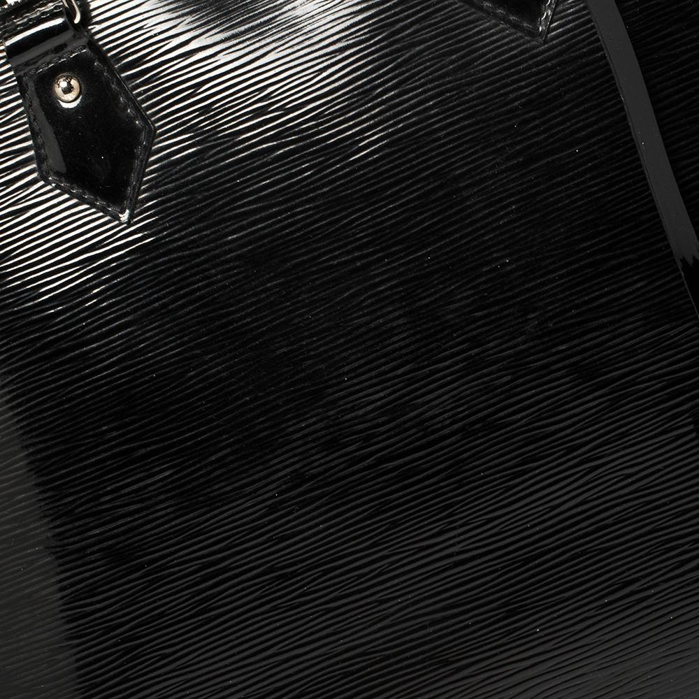 Louis Vuitton Black Electric Epi Leather Alma GM Bag 1