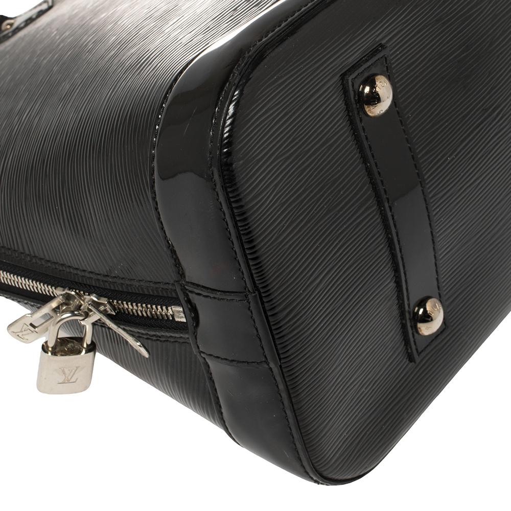 Louis Vuitton Black Electric Epi Leather Alma GM Bag 2