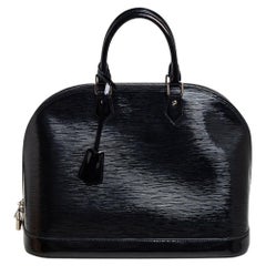 Louis Vuitton Black Electric Epi Leather Alma GM Bag