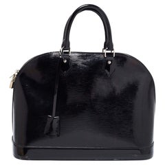 Louis Vuitton Black Electric Epi Leather Alma GM Bag