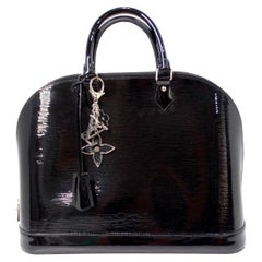 Louis Vuitton Black Electric Epi Leather Alma Handbag