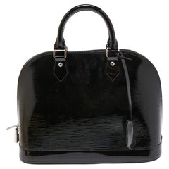 Louis Vuitton Black Electric Epi Leather Alma PM Bag