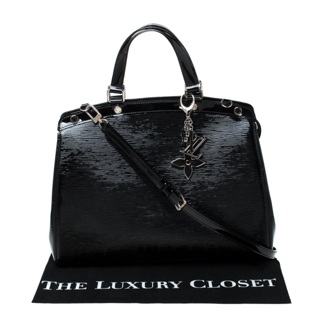 Louis Vuitton Black Electric Epi Leather Brea GM Bag 6