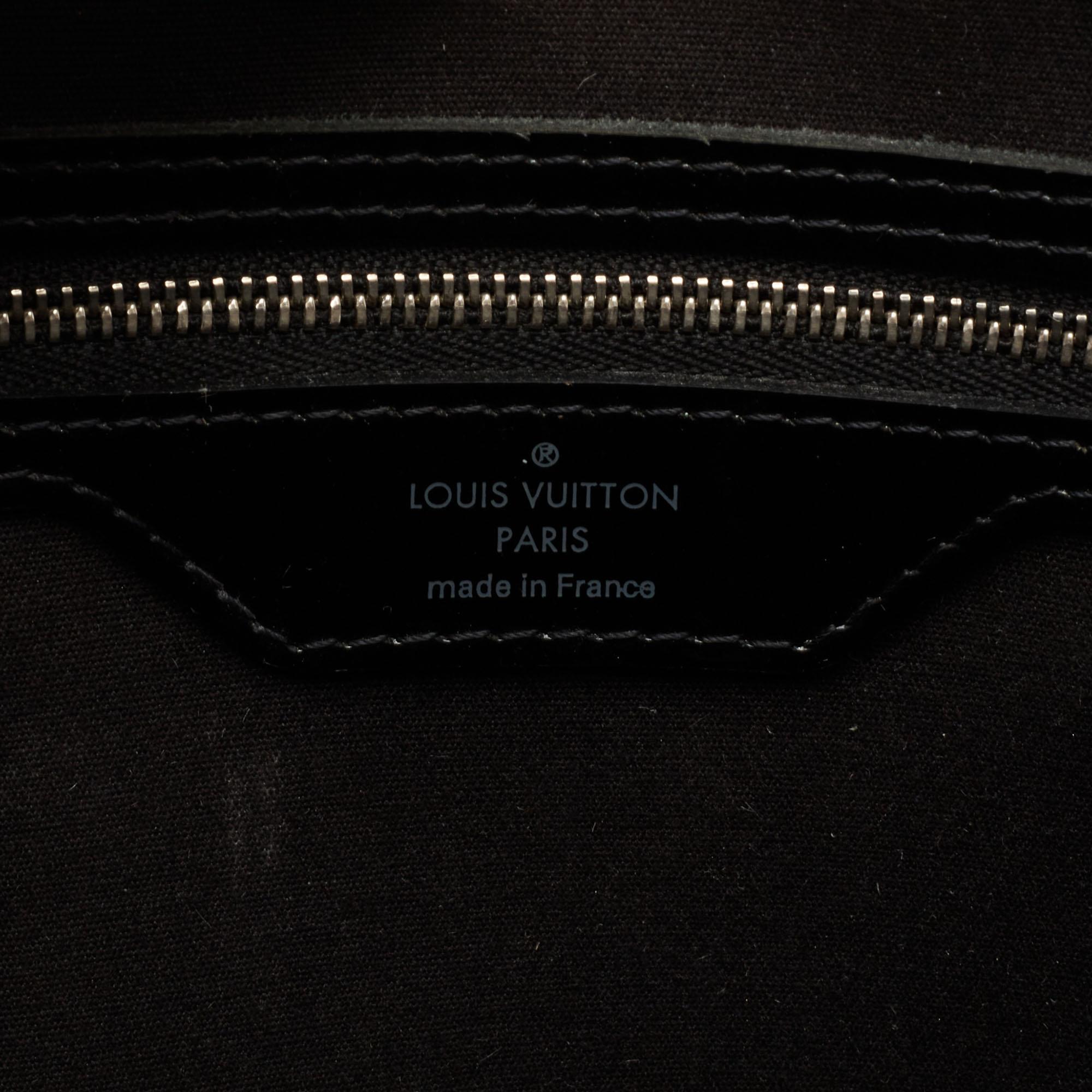 Louis Vuitton Black Electric Epi Leather Brea GM Bag 7