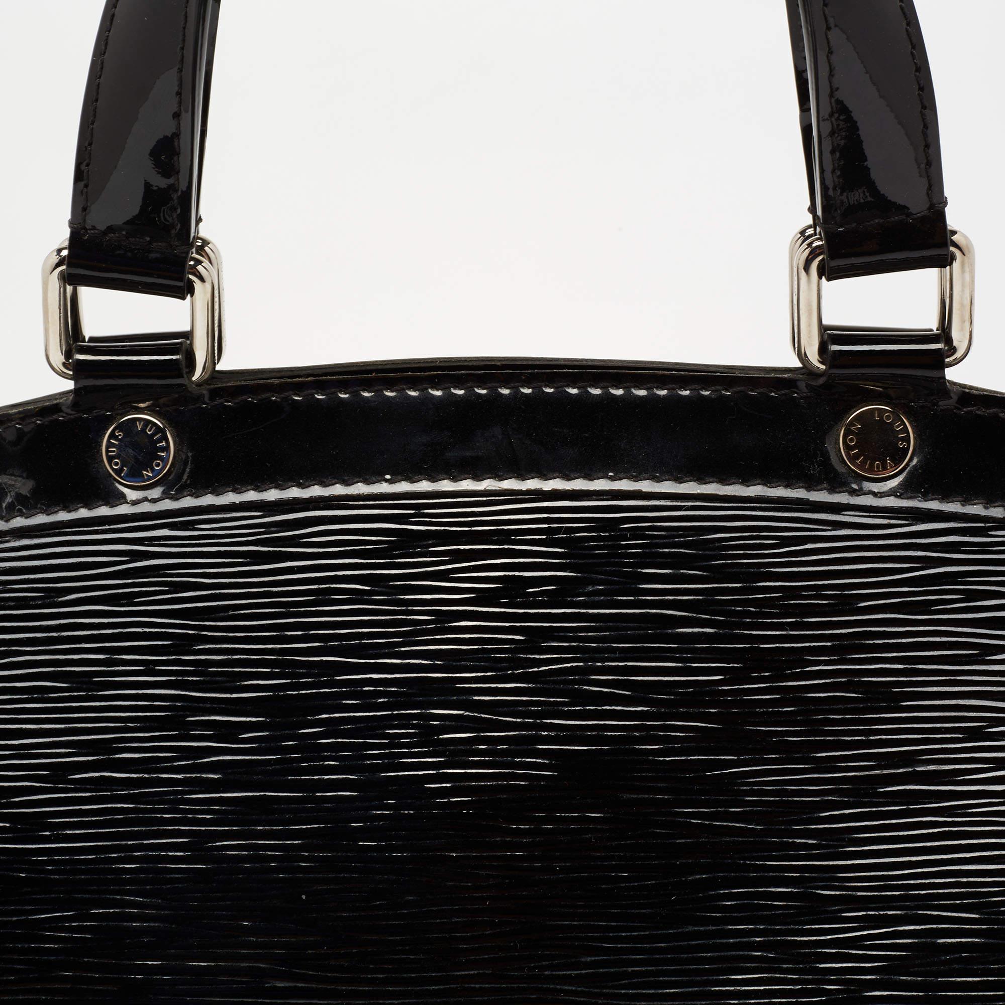 Louis Vuitton Black Electric Epi Leather Brea GM Bag 8