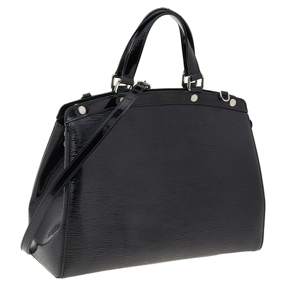 Women's Louis Vuitton Black Electric Epi Leather Brea GM Bag
