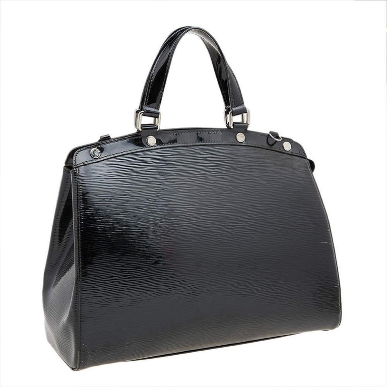 Women's Louis Vuitton Black Electric Epi Leather Brea GM Bag For Sale