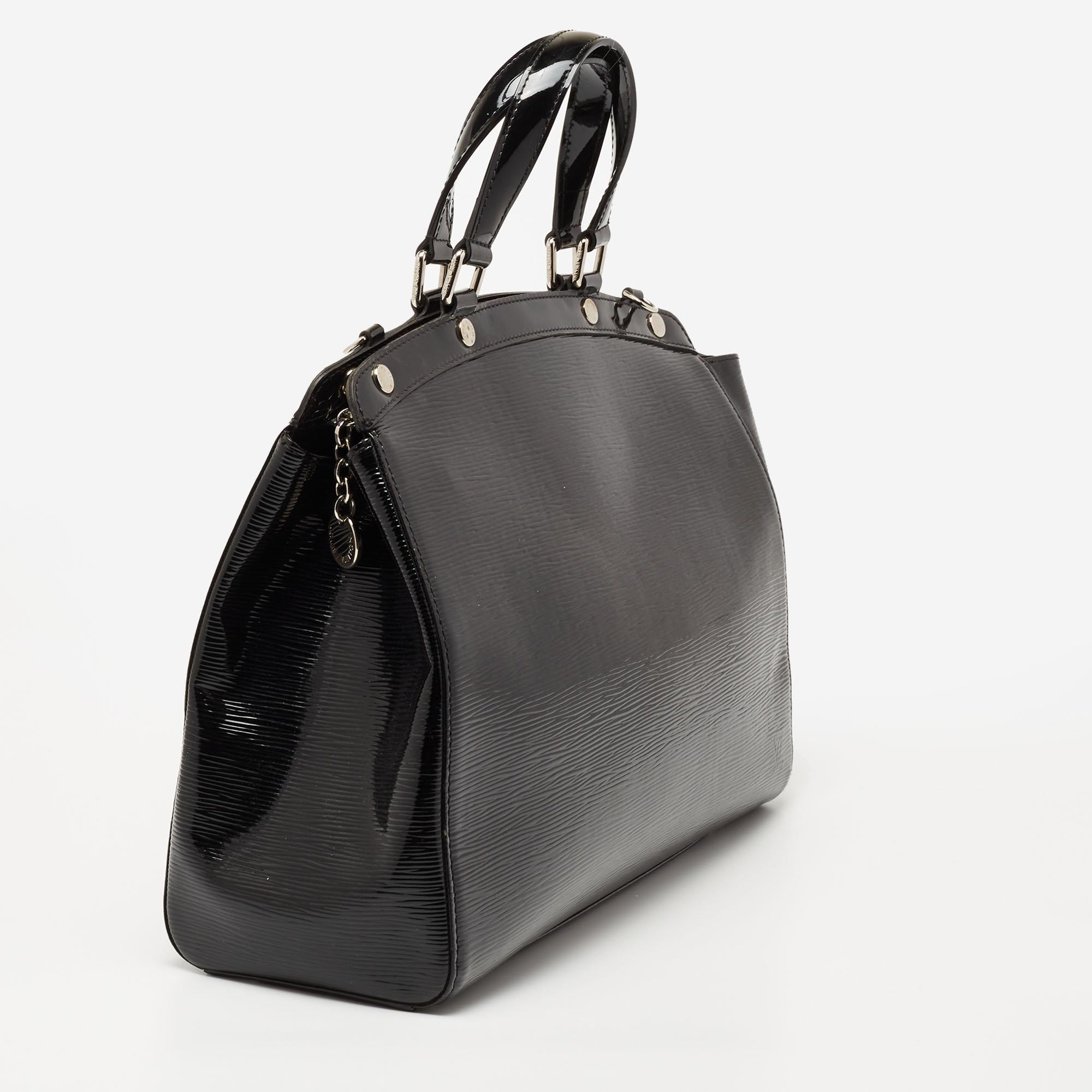 Louis Vuitton Black Electric Epi Leather Brea GM Bag 2