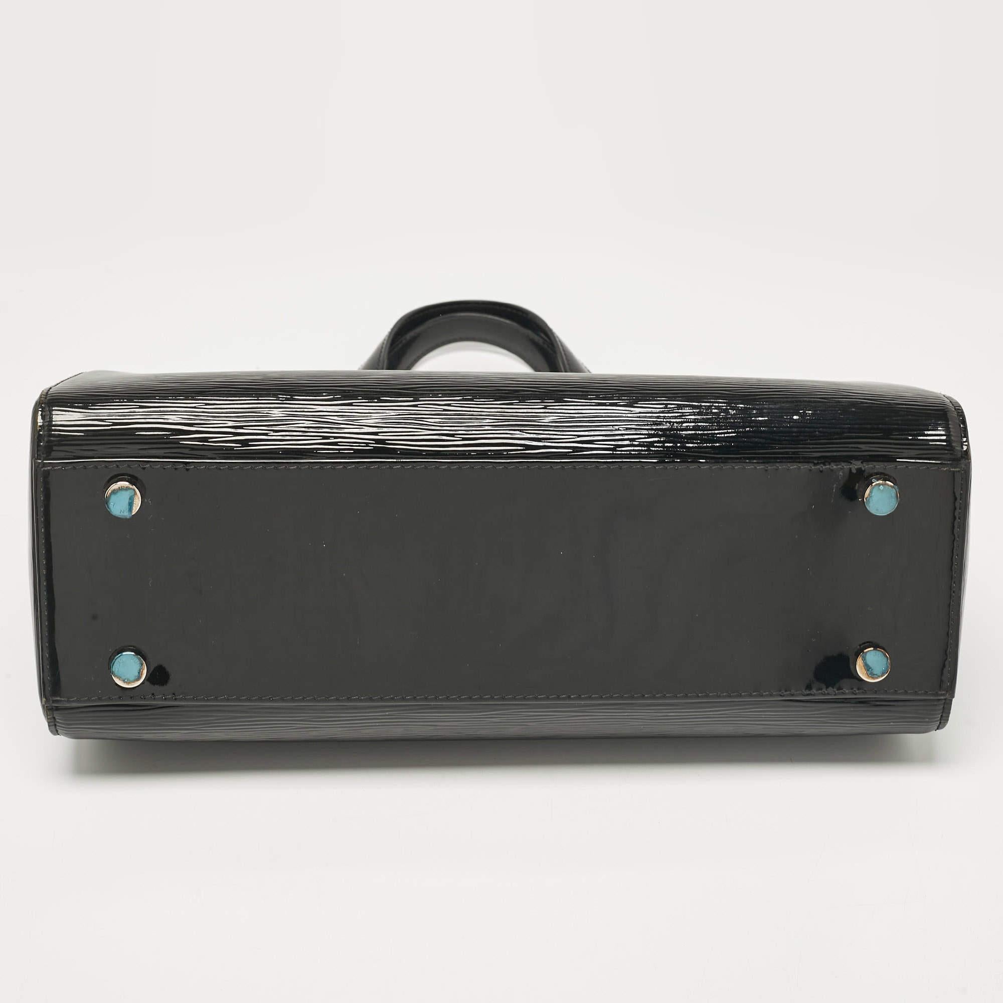 Louis Vuitton Black Electric Epi Leather Brea GM Bag 3