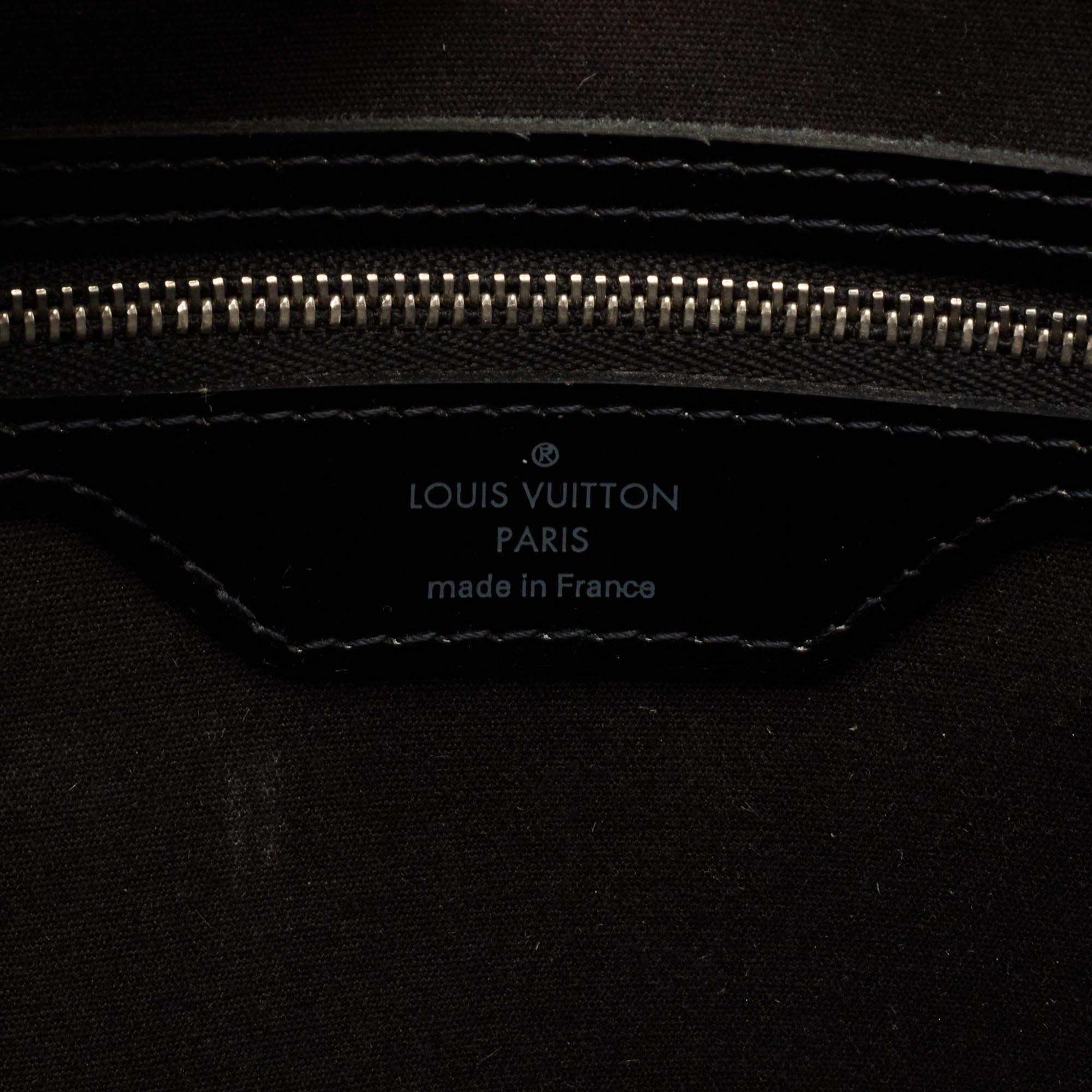 Louis Vuitton Black Electric Epi Leather Brea GM Bag 3