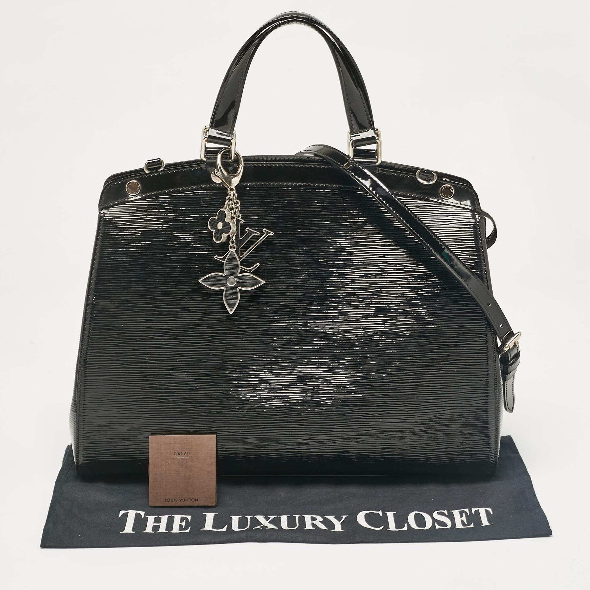 Louis Vuitton Black Electric Epi Leather Brea GM Bag 5