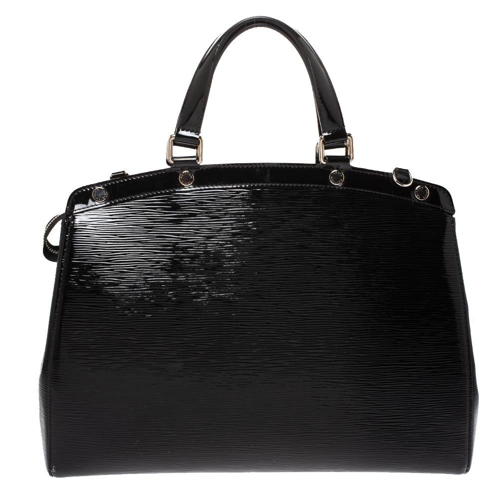 Louis Vuitton Black Electric Epi Leather Brea GM Bag 4