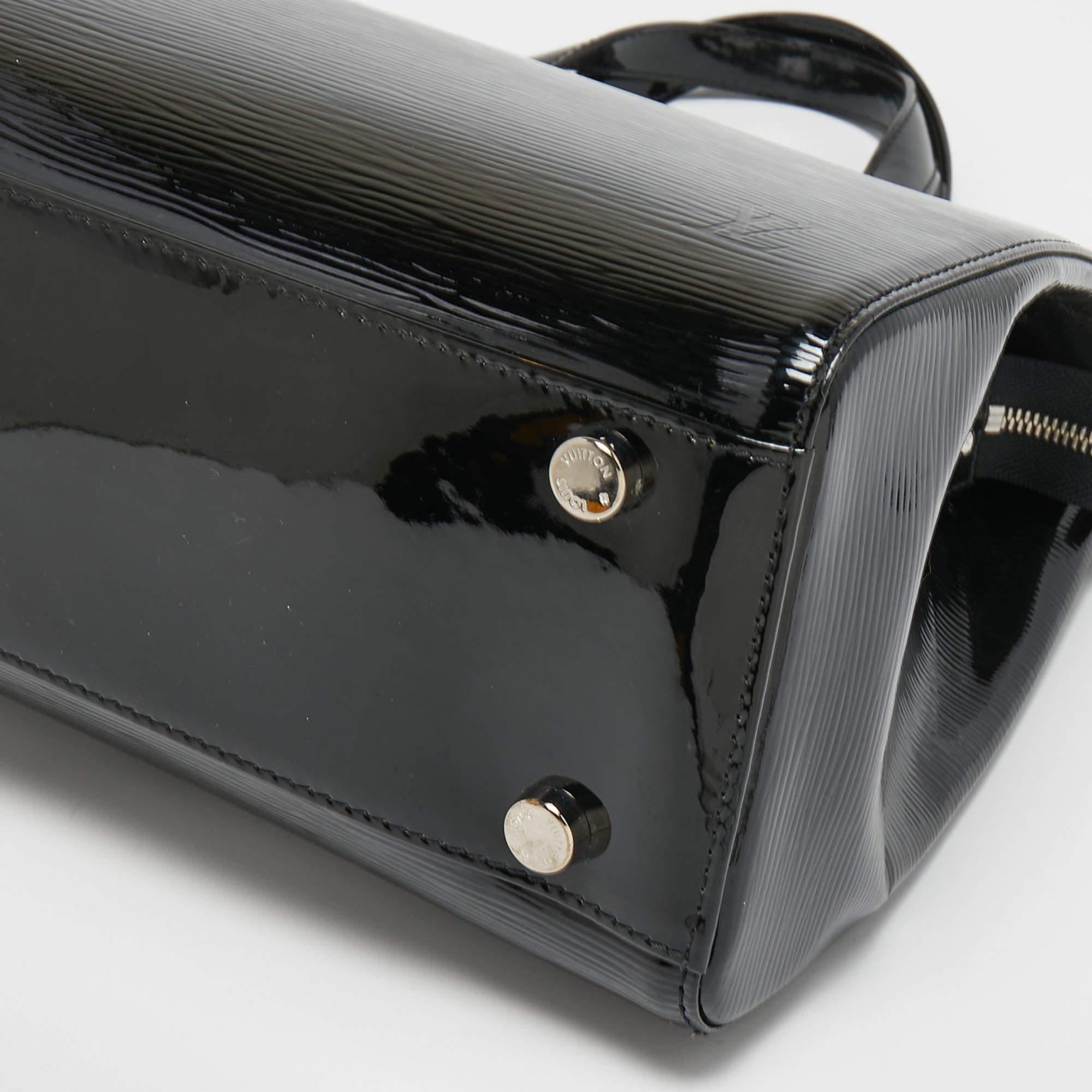 Louis Vuitton Black Electric Epi Leather Brea GM Bag For Sale 5